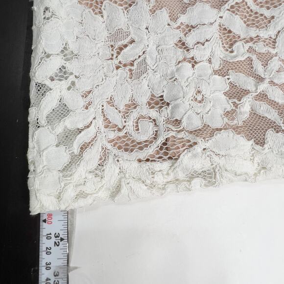 Alexis S Womens Rene Lace Wide Leg Jumpsuit Halter Lined Rose Detail - Picture 12 of 13